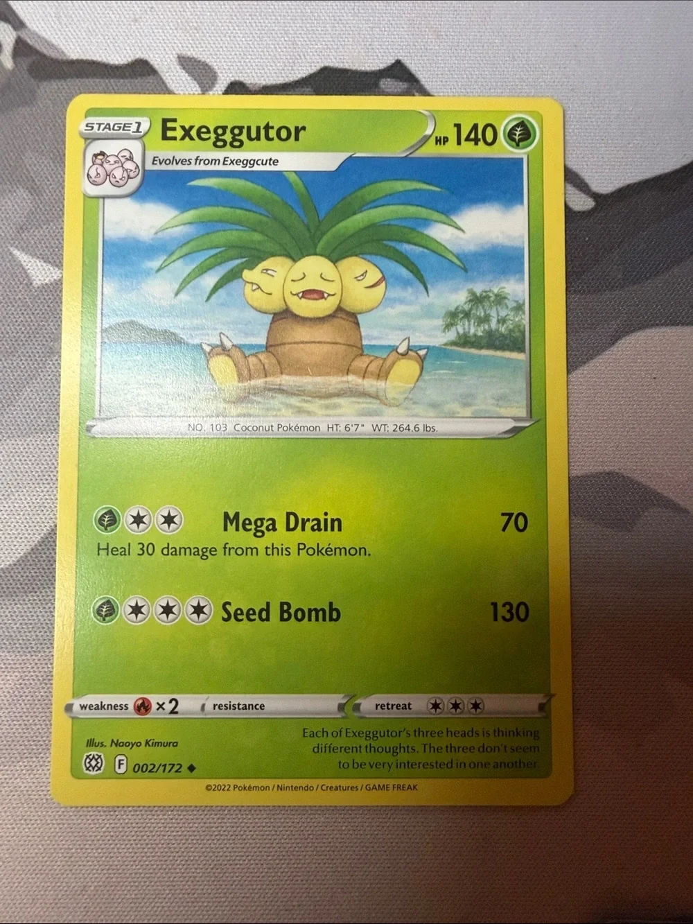 Exeggcute & Exeggutor Evolution Lot | 3 Pokémon Cards | ✨5/$25✨